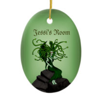 Medusa On The Rocks (Door Hanger) Ornament
