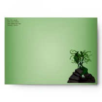 Medusa On The Rocks Envelope
