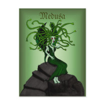 Medusa On The Rocks Post Card