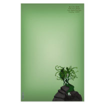 Medusa On The Rocks Personalized Stationery