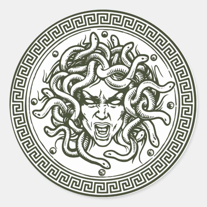 Stickers Labels Tags Paper Party Supplies Medusa Sticker Decal