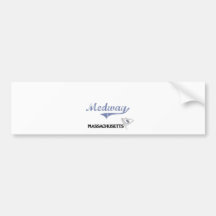 Medway Massachusetts City Classic Bumper Sticker
