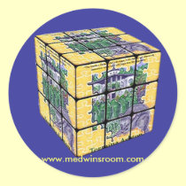 Medwin Cubed Sticker