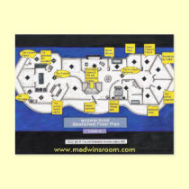 Medwin Floorplan Postcard