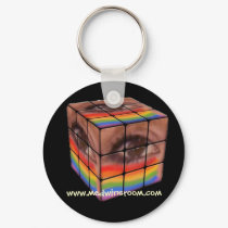 Medwin Rainbow Cube Keychain