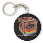 Medwin Rainbow Cube Keychain