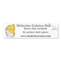 medwin title page., Melusine Galatea Dakini, Re... bumper stickers