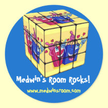 Medwin's Room Rocks! Sticker stickers