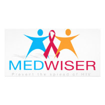 Medwiser Blue Photo Greeting Card