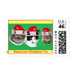 MEEOWEE CHRISTMAS TRIO Postage stamp