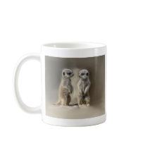 Meerkat baby twins mug