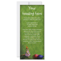 Meerkat Birthday, rack card