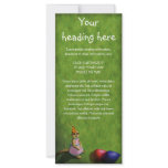 Meerkat Birthday, rack card