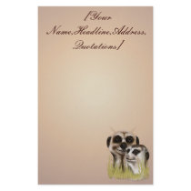 Meerkat Couple stationery_vertical.v2., [Your N...