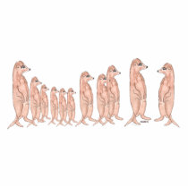 Meerkat Family Photosculpture by ginyhogan Meerkat Family Photosculpture
