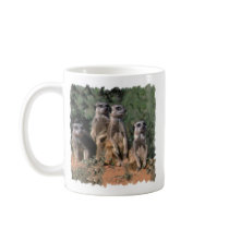 MEERKAT FAMILY PORTRAIT mugs by DesignsByHyland MEERKAT FAMILY PORTRAIT mugs