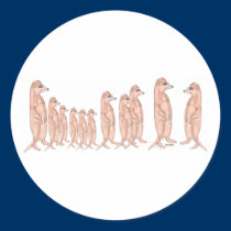 Meerkat Family Sticker stickers