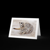 meerkat greeting card