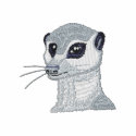 Meerkat Head embroidered shirts