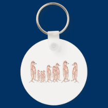 Meerkat Keychain by ginyhogan Meerkat Keychain