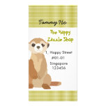 Meerkat Namecard (Vertical) Photo Card Template