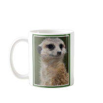 Meerkat on the look out coffee mugs