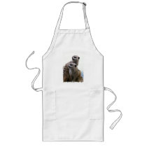 Meerkat Pair Long Apron