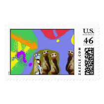 Meerkat Party postage by aestheticchaos Meerkat Party postage