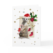 Meerkat Santa CARD