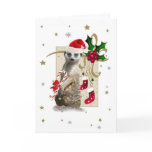 Meerkat Santa CARD