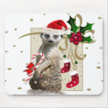 Meerkat Santa Mousepad