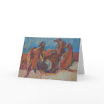 Meerkats at sunset - Art Card