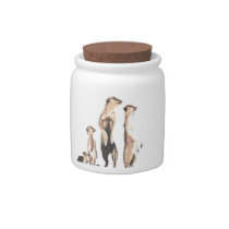Meerkats Candy Jar