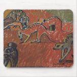 Meerkats foraging - Art mousepad