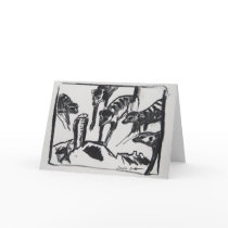 Meerkats mobbing Cobra - Art card by Dafila_Scott Meerkats mobbing Cobra - Art card