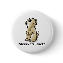 Meerkats Rock! Button