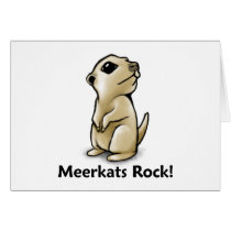 Meerkats Rock! Card