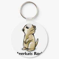 Meerkats Rock! keychains