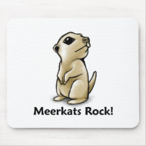Meerkats Rock! Mouse Pads