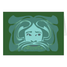 Meermann merman grußkarten