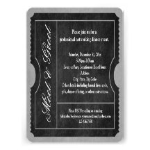 Meet and Greet Business Event Ticket Invitations