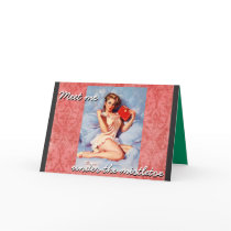 Meet me...Christmas Greeting card