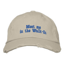 Meet me in the Walk-In embroidered hats by walkinwear Meet me in the Walk-In embroidered hats