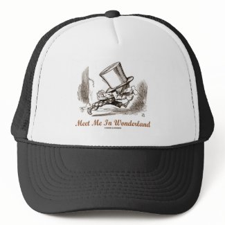 Meet Me In Wonderland (Mad Hatter Running) hat