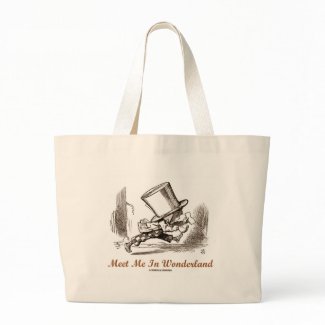 Meet Me In Wonderland (Mad Hatter Running) bag