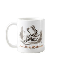 Meet Me In Wonderland (Mad Hatter Running) Mug