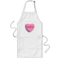 MEET ME ON CRAIGSLIST CANDY HEART aprons