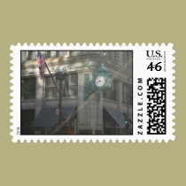Meet Me Under the Clock postage