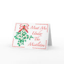 Meet Me Under The Mistletoe Card by sixteenthkid Meet Me Under The Mistletoe Card