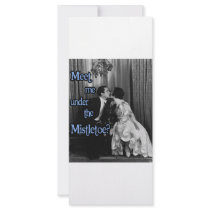 Meet me under the mistletoe rack cards by spyderfyngers Meet me under the mistletoe rack cards